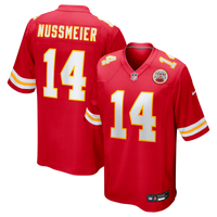 Kansas City Chiefs Garrett Nussmeier Red Game Jersey