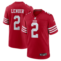 San Francisco 49ers Deommodore Lenoir Scarlet Game Jersey
