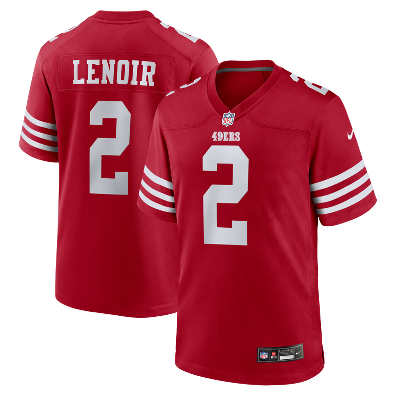 San Francisco 49ers Deommodore Lenoir Scarlet Game Jersey