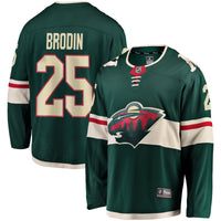 Minnesota Wild Jonas Brodin Green Breakaway Jersey