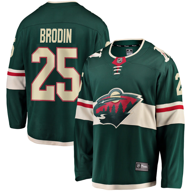 Minnesota Wild Jonas Brodin Green Breakaway Jersey
