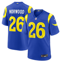 Los Angeles Rams Drey Norwood Royal Game Jersey