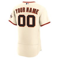 San Francisco Giants Cream Home Authentic Custom Jersey
