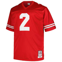 Cris Carter Scarlet Ohio State Buckeyes Big & Tall Legacy Jersey