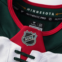 Minnesota Wild White Away Authentic Pro Jersey