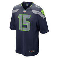 Seattle Seahawks Tory Horton College Navy Team Game Jersey