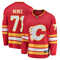 Calgary Flames Simon Nemec Red Home Breakaway Jersey