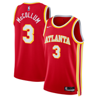 Atlanta Hawks Icon Edition Swingman Jersey - Red - CJ McCollum