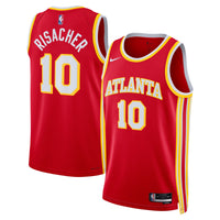 Atlanta Hawks Icon Swingman Jersey - Red - Zaccharie Risacher