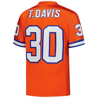 Denver Broncos Terrell Davis Orange 1995 Authentic Throwback Retired Player Jersey