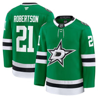 Dallas Stars Jason Robertson Kelly Green Home Premium Jersey