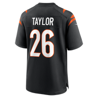 Cincinnati Bengals Ja'Sir Taylor Black Team Game Jersey