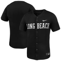 Black Cal State Long Beach The Beach Replica Baseball Jersey