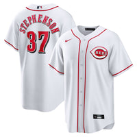 Cincinnati Reds Tyler Stephenson White Home Replica Jersey