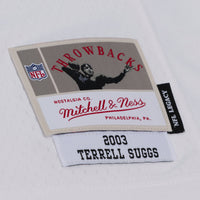 Baltimore Ravens Terrell Suggs White 2003 Legacy Replica Player Jersey
