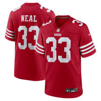 San Francisco 49ers Siran Neal Scarlet Team Game Jersey