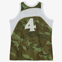 Atlanta Hawks Spud Webb 1986 Ghost Camo Swingman Jersey - Green