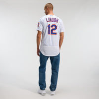 New York Mets Francisco Lindor White Home Authentic Player Jersey