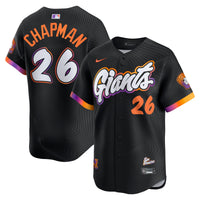San Francisco Giants Matt Chapman Anthracite 2025 City Connect Limited Jersey