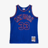 New York Knicks Patrick Ewing 1996 Swingman Authentic Jersey - Royal Blue