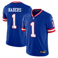 New York Giants Malik Nabers Royal Alternate 2 Legacy Vapor Untouchable Limited Jersey