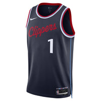 LA Clippers Replica Icon Swingman Jersey - Navy - Keaton Wagler