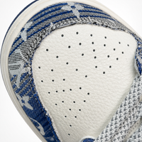 Nike x Louis Vuitton SB Dunk Low Sneakers White Blue Denim Monogram - Unisex