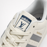 adidas Originals x Louis Vuitton Superstar Sneakers Cream Grey - Unisex
