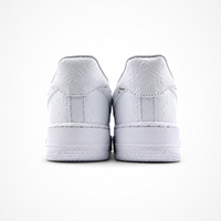 Nike x Louis Vuitton Air Force 1 Low 07 Sneakers Triple White Embossed Monogram - Unisex