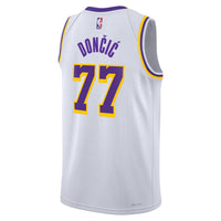 Los Angeles Lakers Association Edition Swingman Jersey - White - Luka Dončić