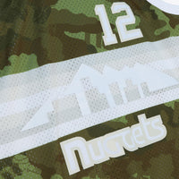 Denver Nuggets 1987 Ghost Camo Swingman Jersey Lafayette "Fat" Lever - Green
