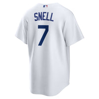 Los Angeles Dodgers Blake Snell White Home Replica Jersey