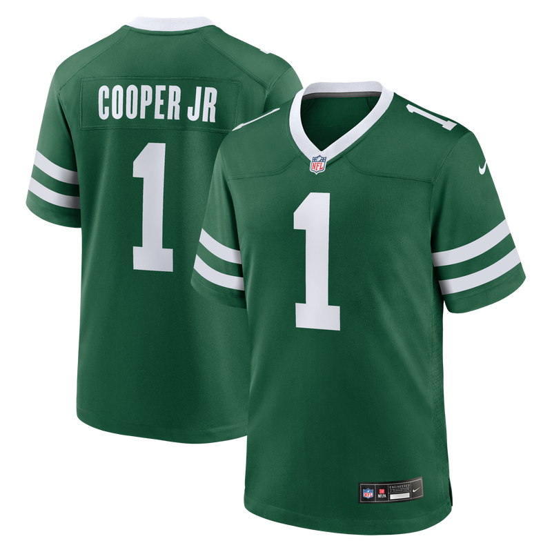 New York Jets Omar Cooper Jr. Legacy Green 2026 NFL Draft First Round Pick No. 30 Team Game Jersey