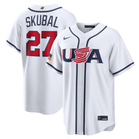 USA Baseball Tarik Skubal White 2026 World Baseball Classic Home Stadium Jersey