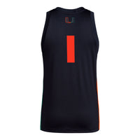 #1 Miami Hurricanes Swingman Jersey - Black