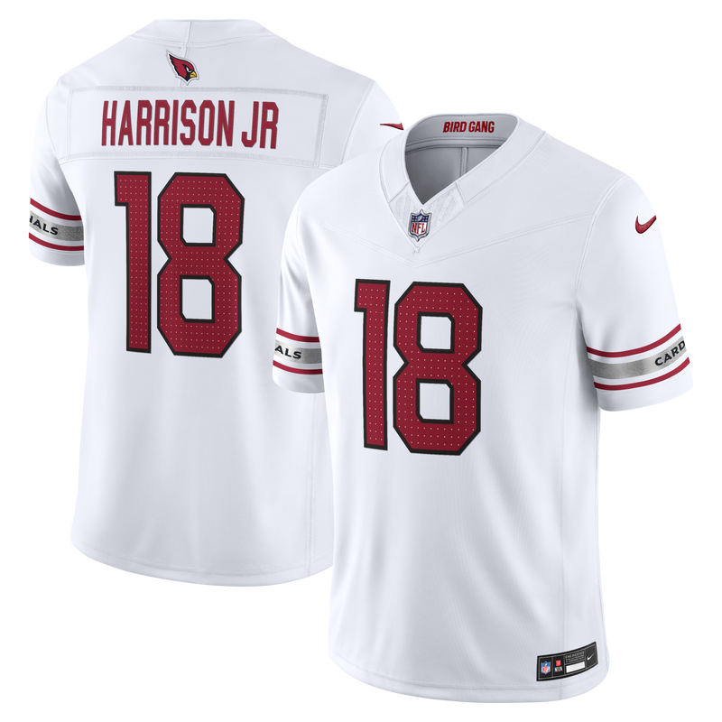 Arizona Cardinals Marvin Harrison Jr. White Vapor F.U.S.E. Stitched Limited Jersey