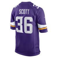 Minnesota Vikings Zavier Scott Purple Team Game Jersey
