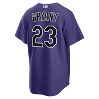 Colorado Rockies Kris Bryant Purple Alternate Replica Jersey