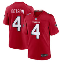 Atlanta Falcons Jahan Dotson Red Team Game Jersey