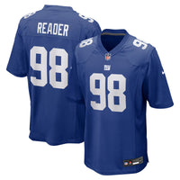 New York Giants D.J. Reader Royal Game Jersey