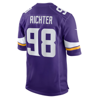 Minnesota Vikings Bo Richter Purple Team Game Jersey