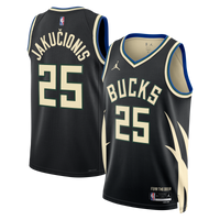 Milwaukee Bucks Statement Edition Swingman Jersey - Hunter Green - Kasparas Jakučionis