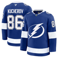 Tampa Bay Lightning Nikita Kucherov Blue Home Premium Jersey
