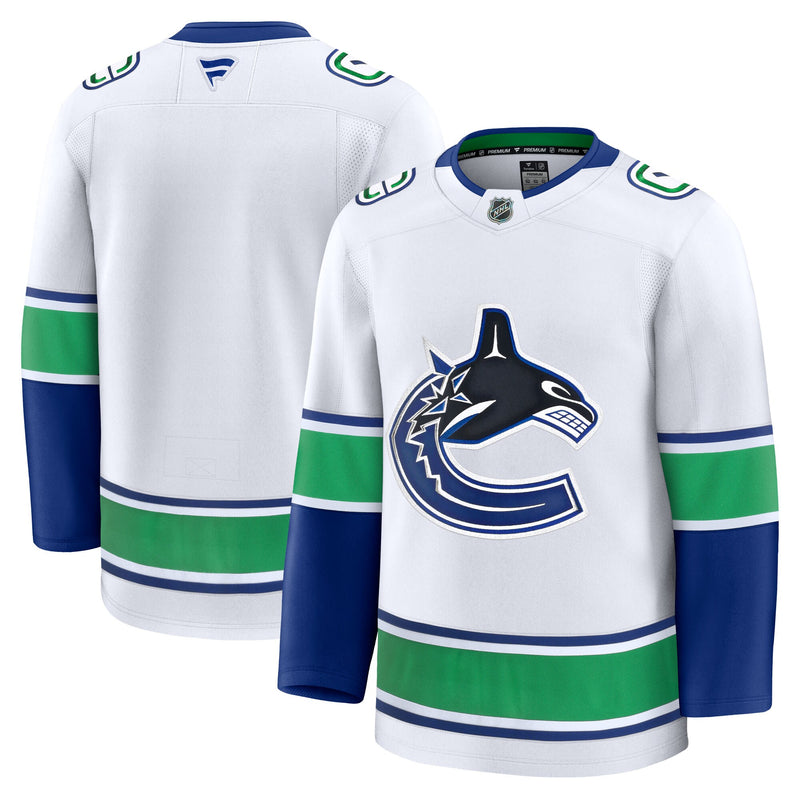 Vancouver Canucks White Away Premium Jersey