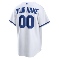 Kansas City Royals White Home Replica Custom Jersey