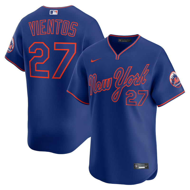 New York Mets Mark Vientos Royal Alternate Limited Player Jersey