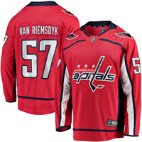 Washington Capitals Trevor van Riemsdyk Red Home Breakaway Jersey