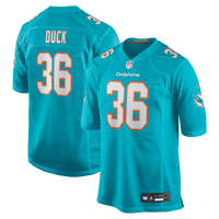 Miami Dolphins Storm Duck Aqua Game Jersey