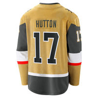 Vegas Golden Knights Ben Hutton Gold Home Premier Breakaway Player Jersey