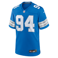 Detroit Lions Mekhi Wingo Blue Team Game Jersey